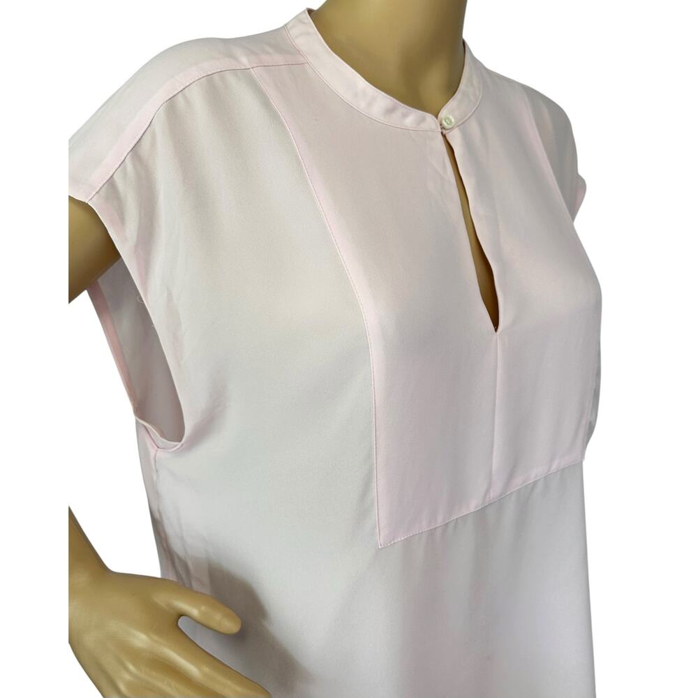 J. Crew 365 Drapey Cap Sleeve Top Pink H8094 Size XL - Picture 9 of 12